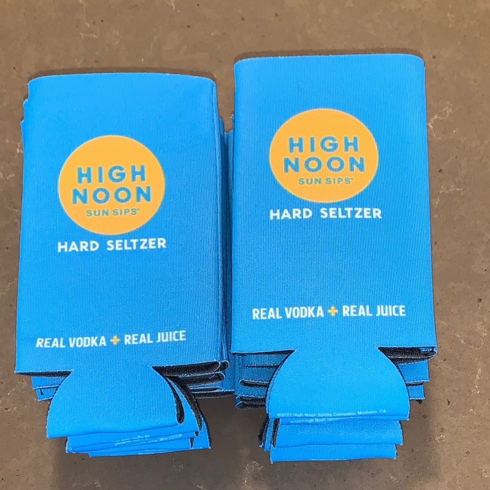 Lot of 18 NWOT High Noon Hard Seltzer 5.5” Koozies